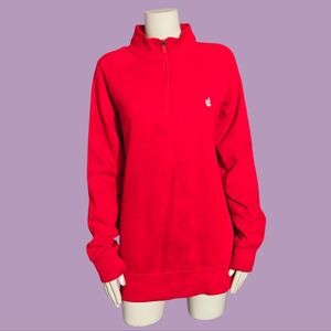 Apple Red Pullover Sweatshirt
